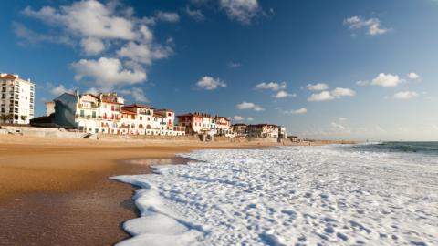 Beach in Biarritz