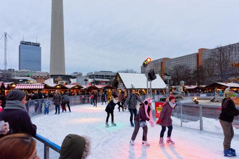 ice skating in Berlin